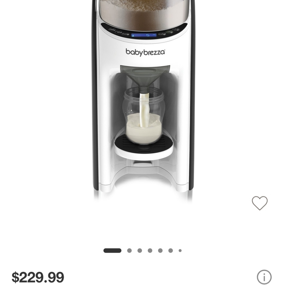 Baby Brezza Advanced Pro For Mu La Maker in White and Black
